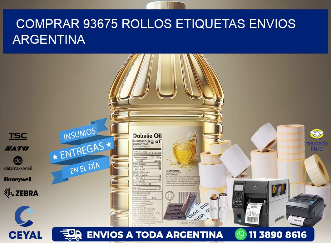 COMPRAR 93675 ROLLOS ETIQUETAS ENVIOS ARGENTINA