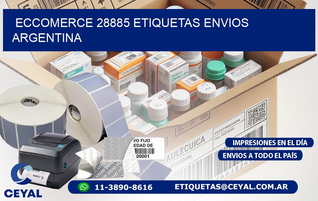 ECCOMERCE 28885 ETIQUETAS ENVIOS ARGENTINA