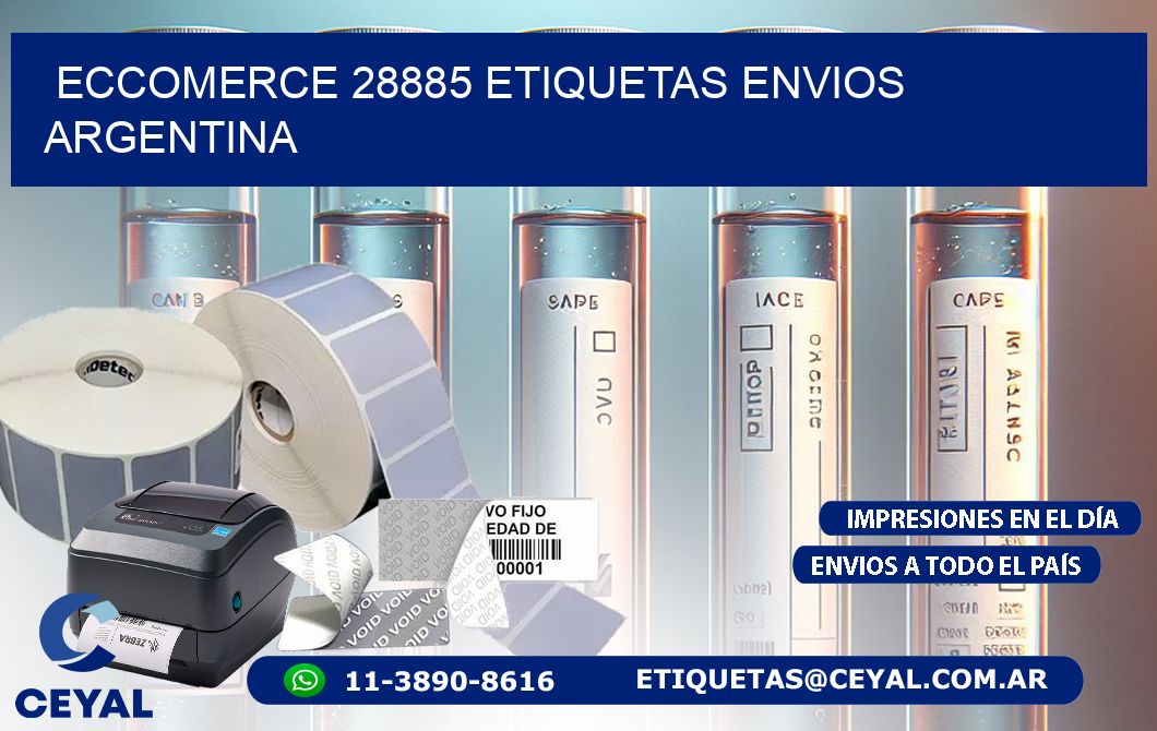 ECCOMERCE 28885 ETIQUETAS ENVIOS ARGENTINA