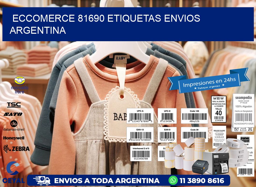 ECCOMERCE 81690 ETIQUETAS ENVIOS ARGENTINA