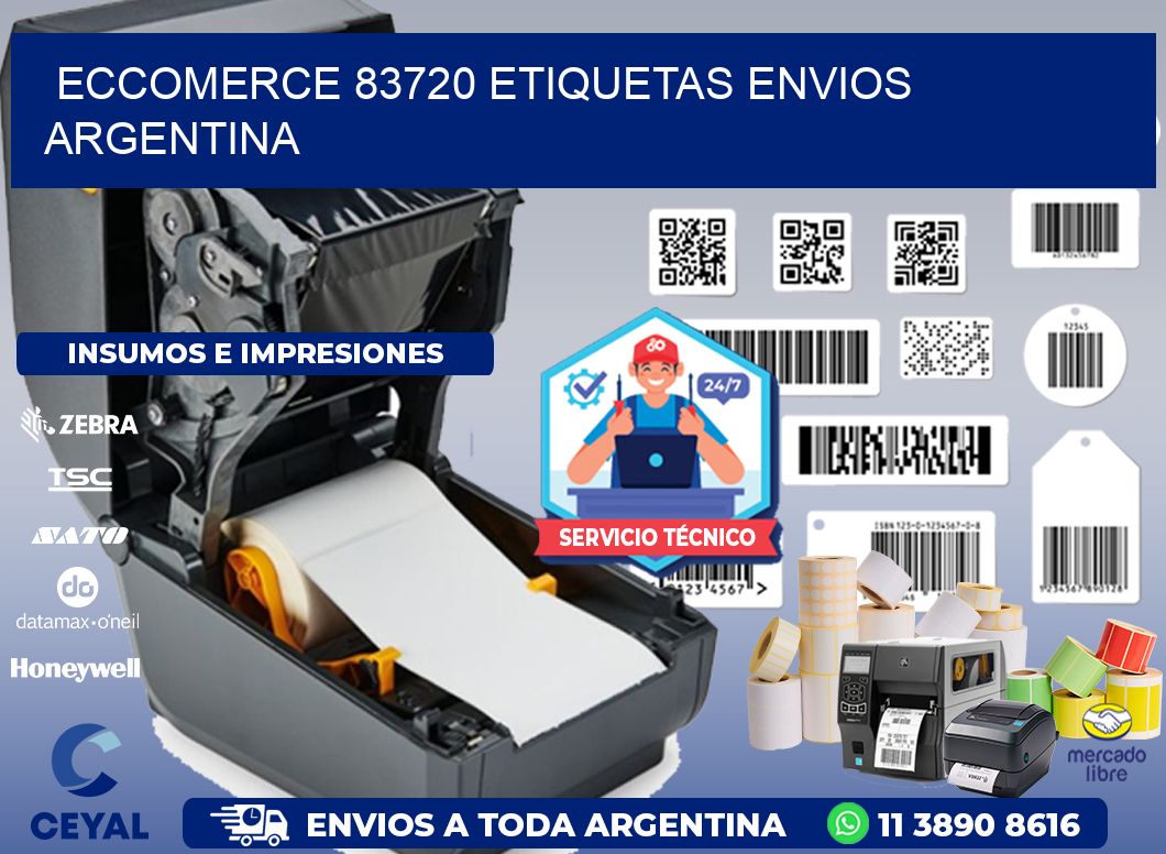 ECCOMERCE 83720 ETIQUETAS ENVIOS ARGENTINA