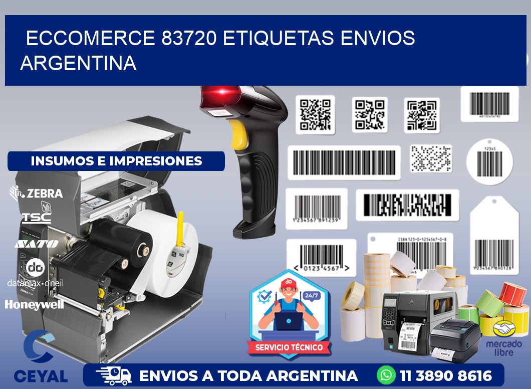 ECCOMERCE 83720 ETIQUETAS ENVIOS ARGENTINA