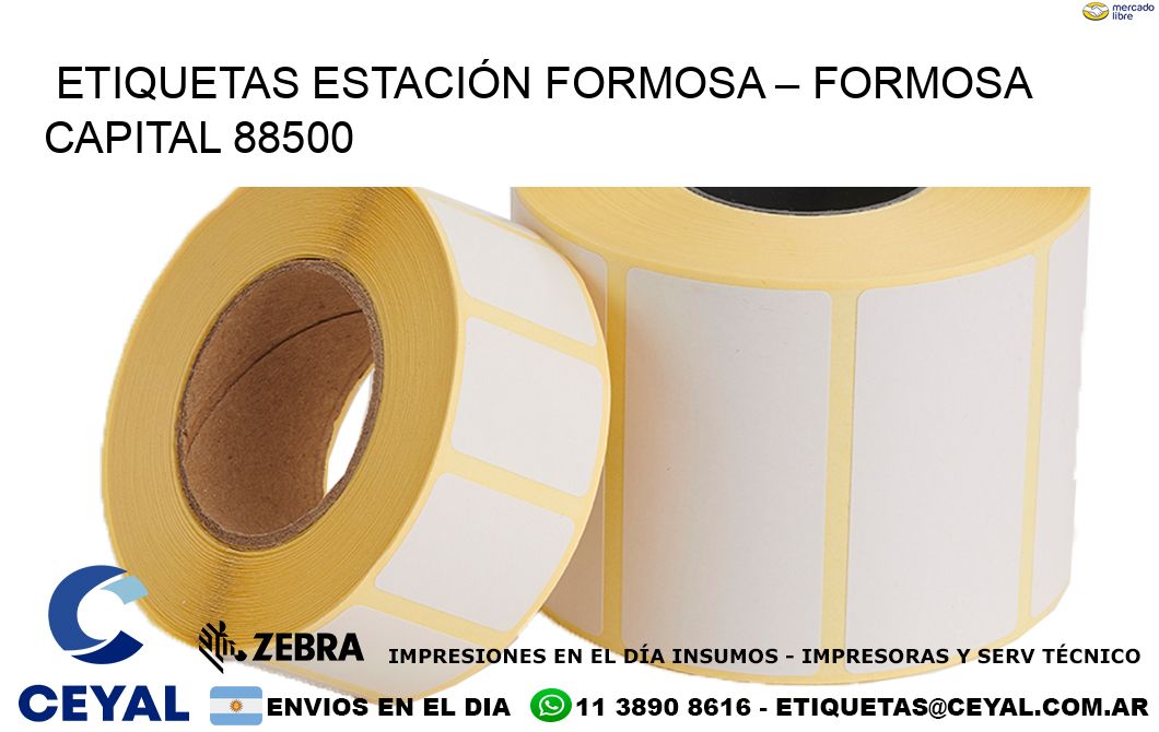 ETIQUETAS ESTACIÓN FORMOSA – FORMOSA CAPITAL 88500