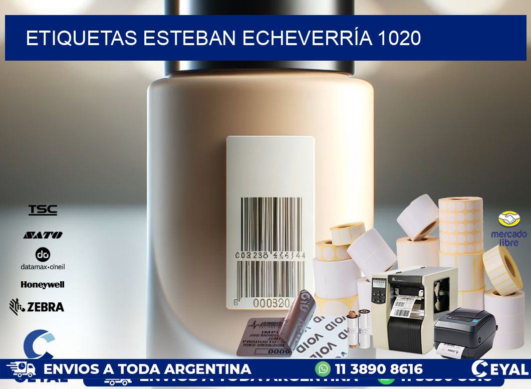 ETIQUETAS ESTEBAN ECHEVERRÍA 1020