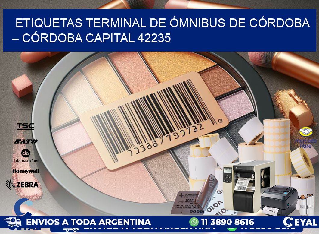 ETIQUETAS TERMINAL DE ÓMNIBUS DE CÓRDOBA – CÓRDOBA CAPITAL 42235