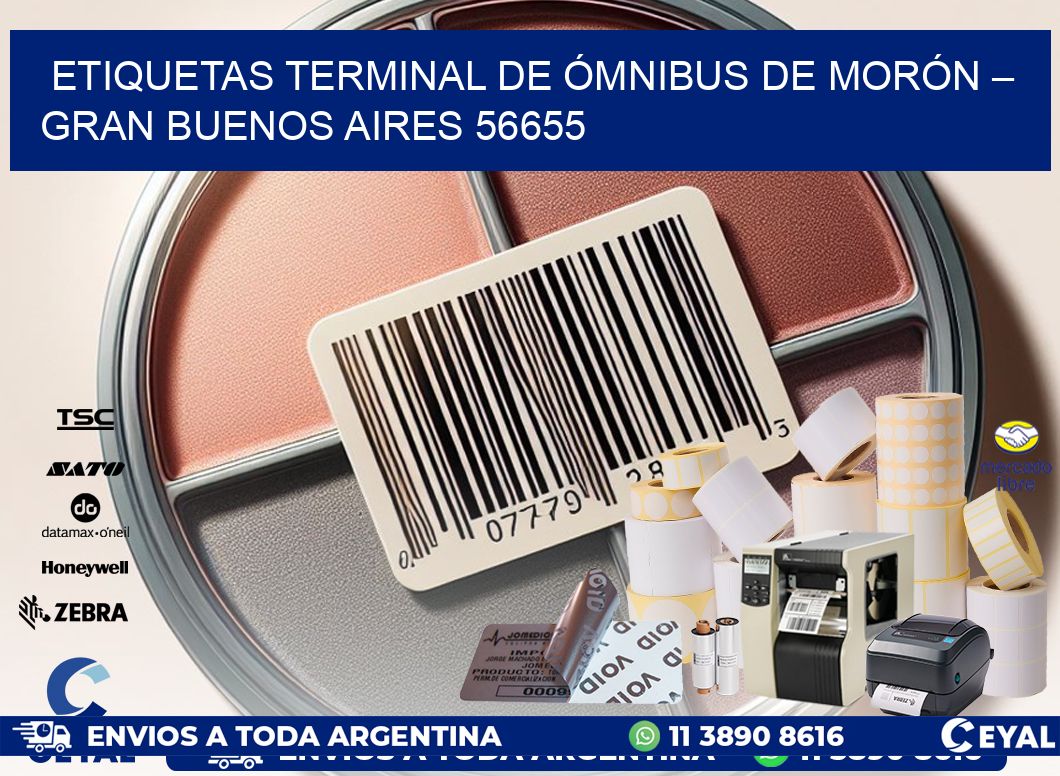 ETIQUETAS TERMINAL DE ÓMNIBUS DE MORÓN – GRAN BUENOS AIRES 56655