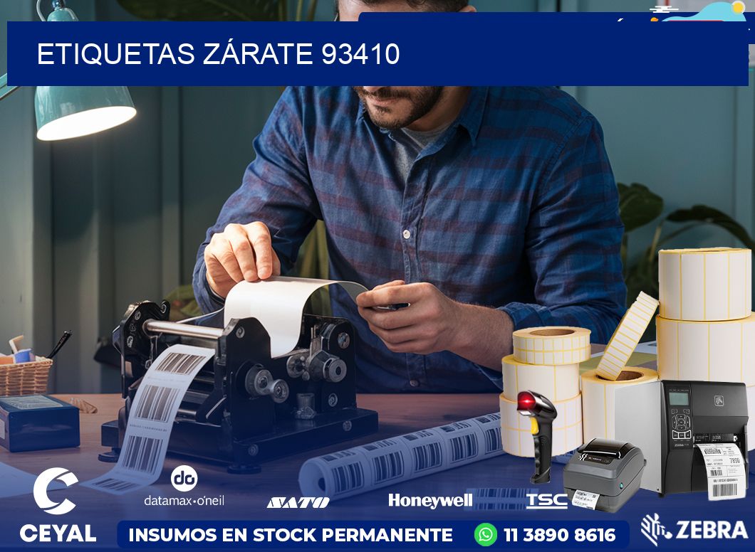 ETIQUETAS ZÁRATE 93410