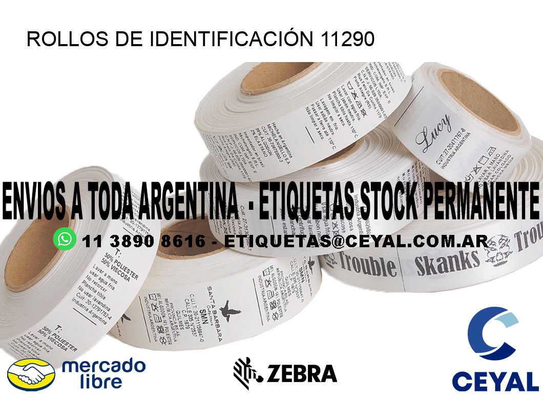 ROLLOS DE IDENTIFICACIÓN 11290