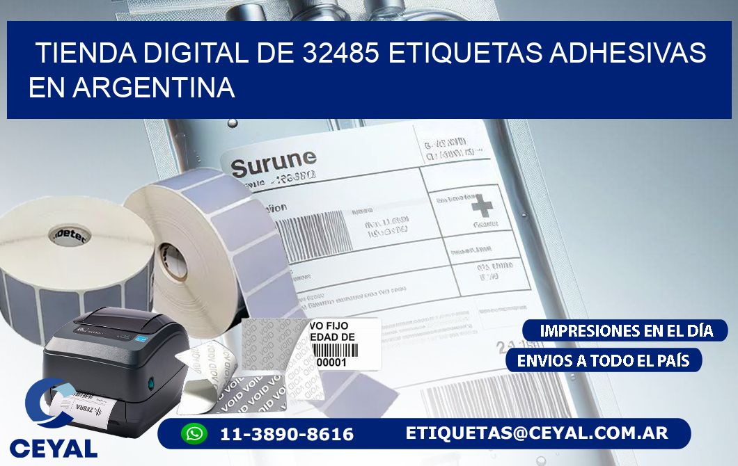 Tienda Digital de 32485 Etiquetas Adhesivas en Argentina