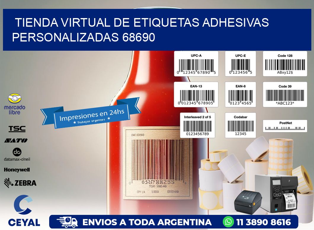 Tienda Virtual de Etiquetas Adhesivas Personalizadas 68690