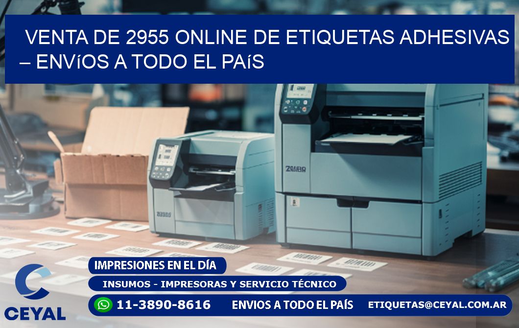 Venta de 2955 Online de Etiquetas Adhesivas – Envíos a Todo el País