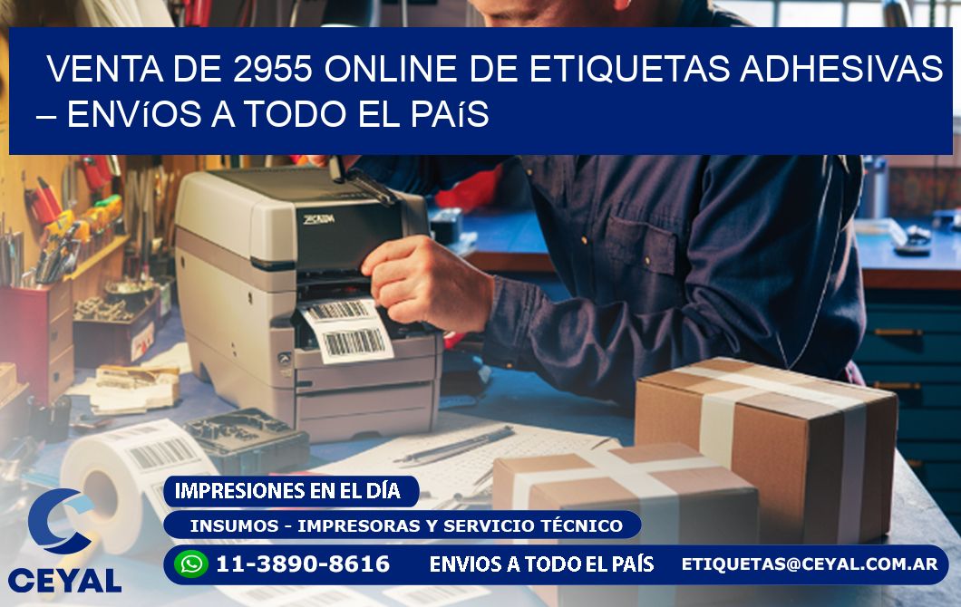 Venta de 2955 Online de Etiquetas Adhesivas – Envíos a Todo el País