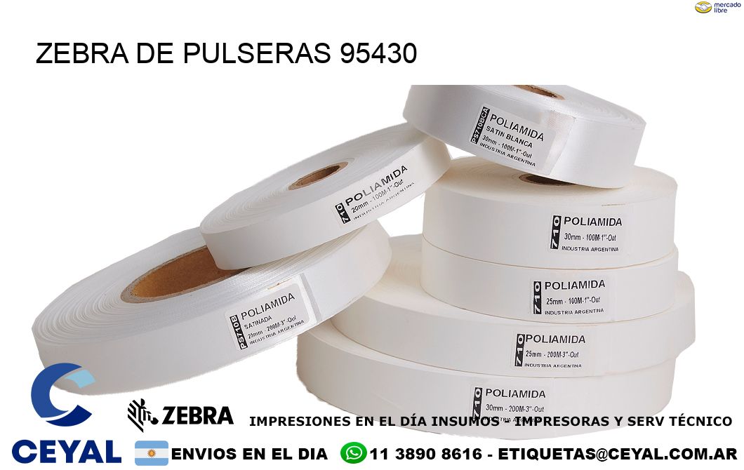 ZEBRA DE PULSERAS 95430
