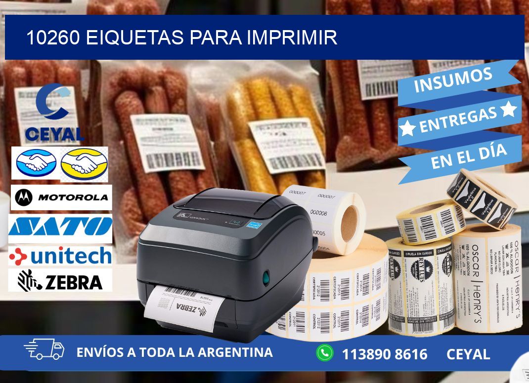 10260 EIQUETAS PARA IMPRIMIR
