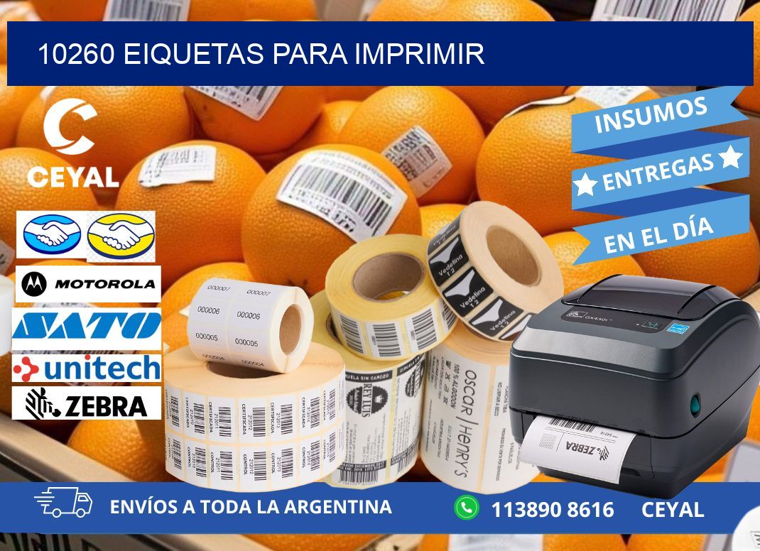 10260 EIQUETAS PARA IMPRIMIR