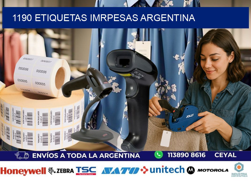 1190 etiquetas imrpesas argentina