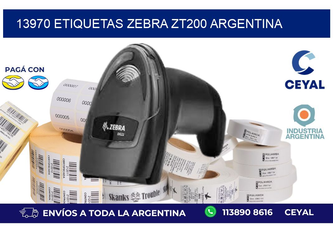 13970 etiquetas zebra zt200 argentina