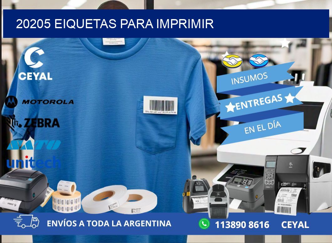 20205 EIQUETAS PARA IMPRIMIR