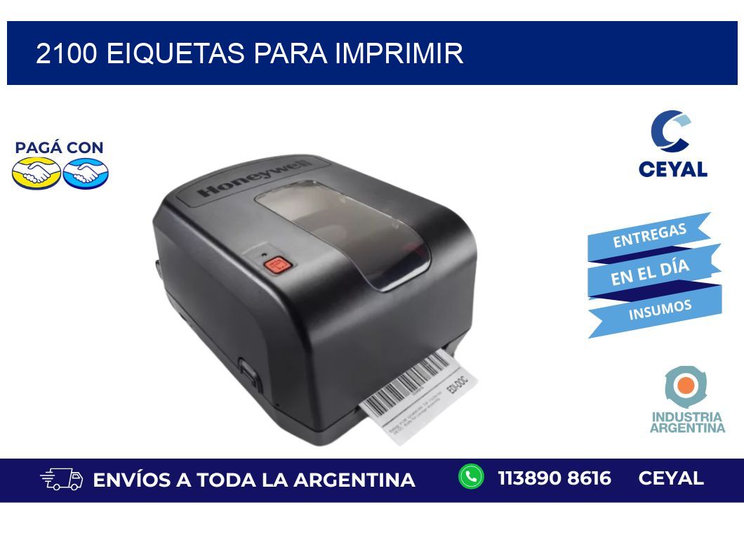 2100 EIQUETAS PARA IMPRIMIR
