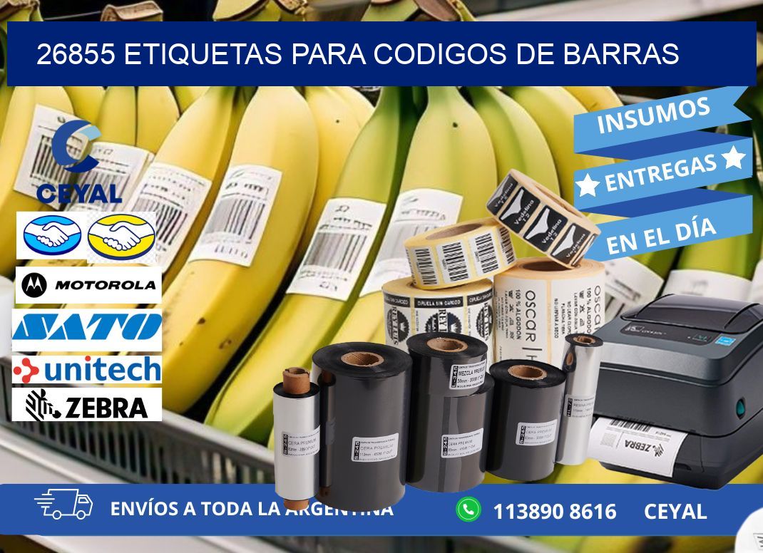 26855 ETIQUETAS PARA CODIGOS DE BARRAS