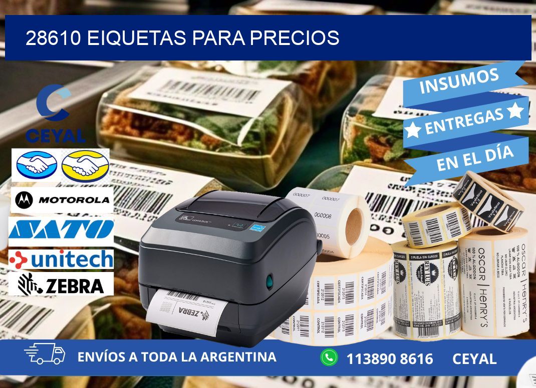28610 EIQUETAS PARA PRECIOS