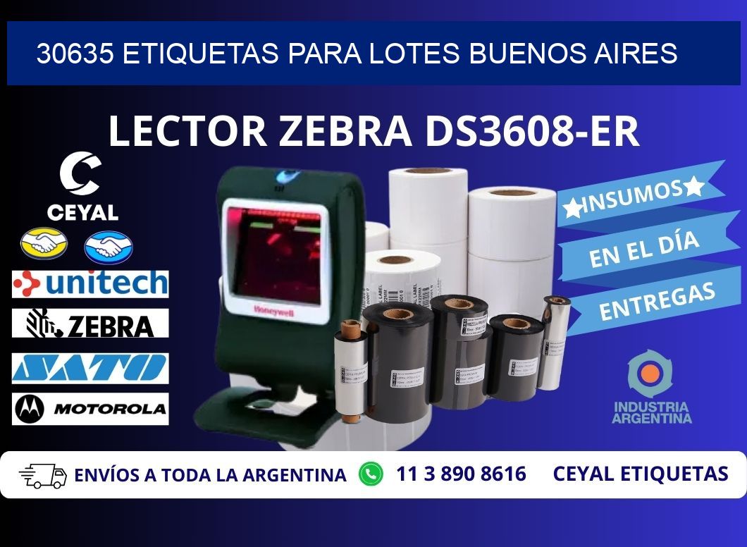 30635 ETIQUETAS PARA LOTES BUENOS AIRES