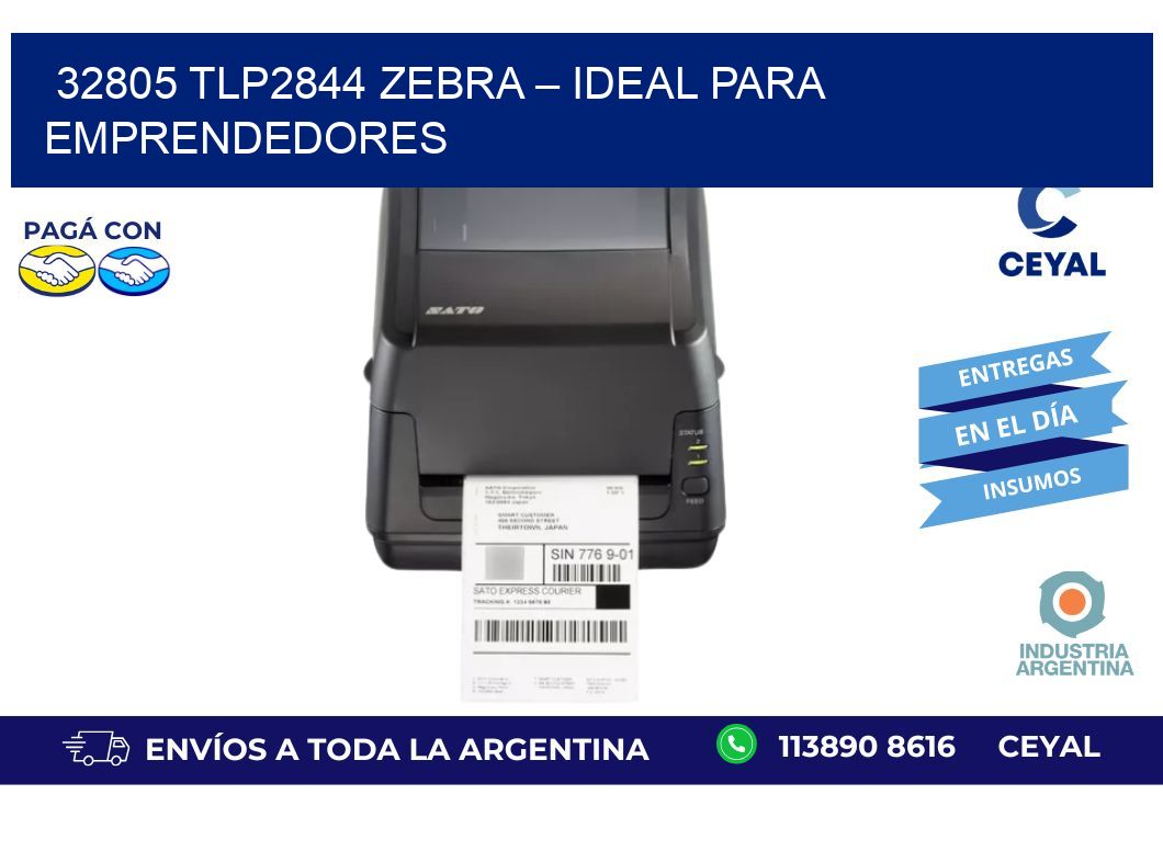 32805 TLP2844 Zebra – Ideal Para Emprendedores