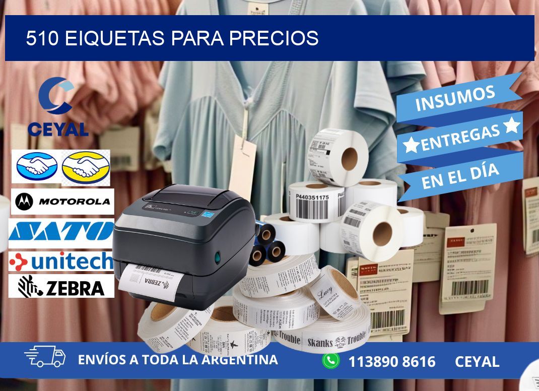 510 EIQUETAS PARA PRECIOS