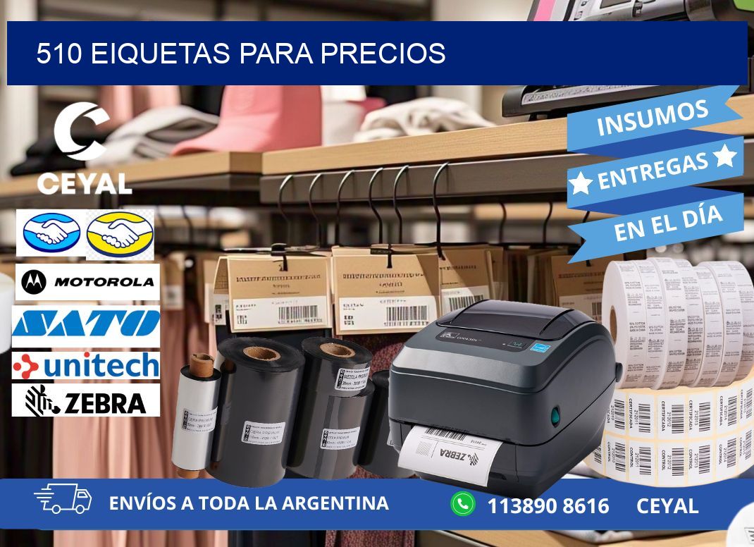 510 EIQUETAS PARA PRECIOS