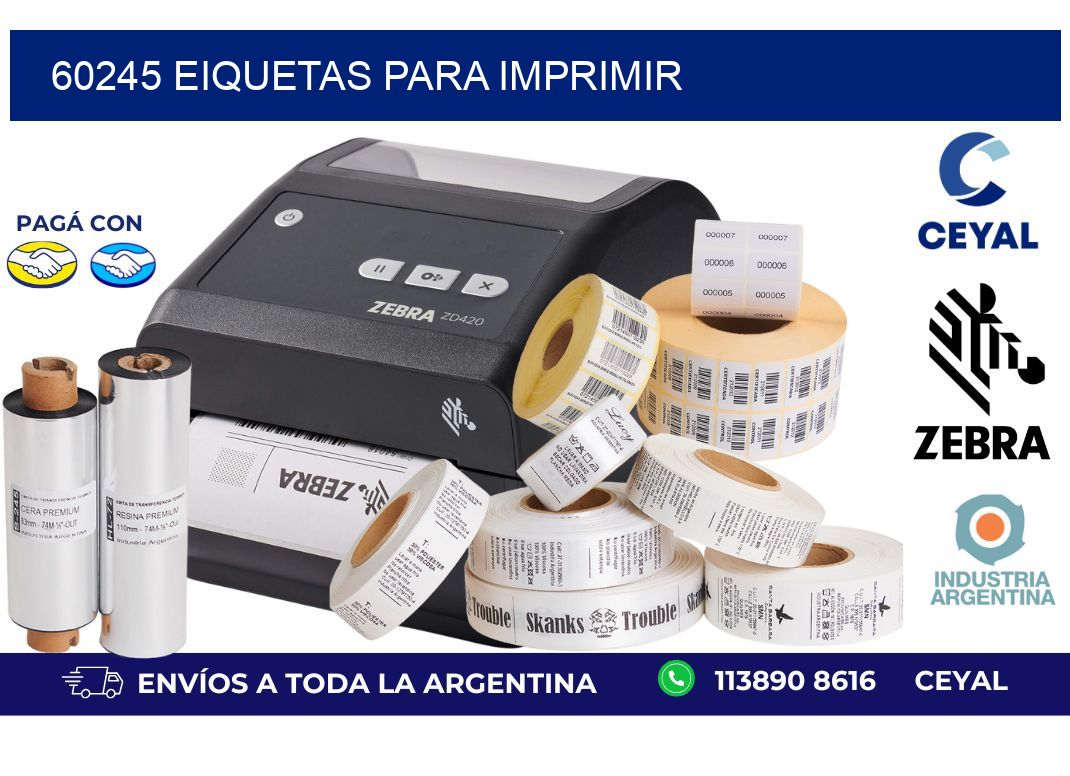 60245 EIQUETAS PARA IMPRIMIR