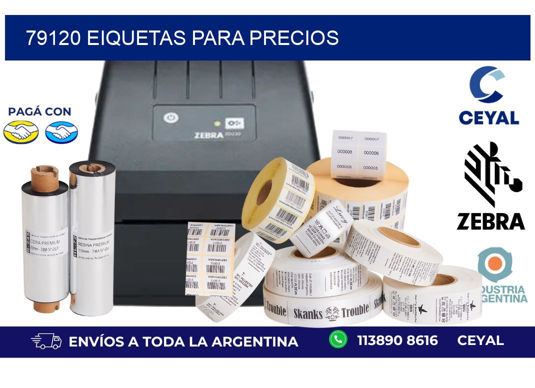 79120 EIQUETAS PARA PRECIOS