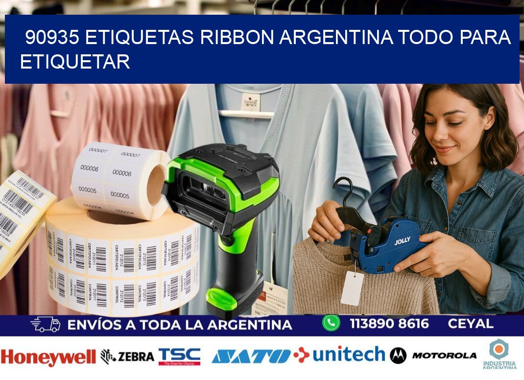 90935 etiquetas ribbon argentina TODO PARA ETIQUETAR