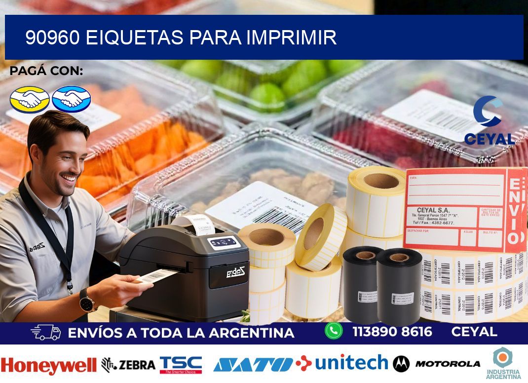 90960 EIQUETAS PARA IMPRIMIR