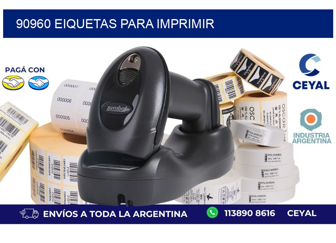 90960 EIQUETAS PARA IMPRIMIR