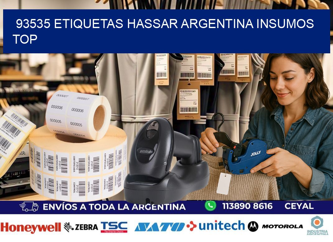 93535 etiquetas hassar argentina INSUMOS TOP