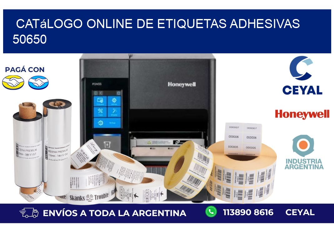 Catálogo Online de Etiquetas Adhesivas 50650