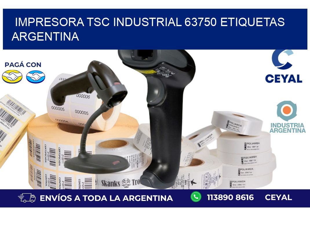 Impresora tsc industrial 63750 etiquetas argentina