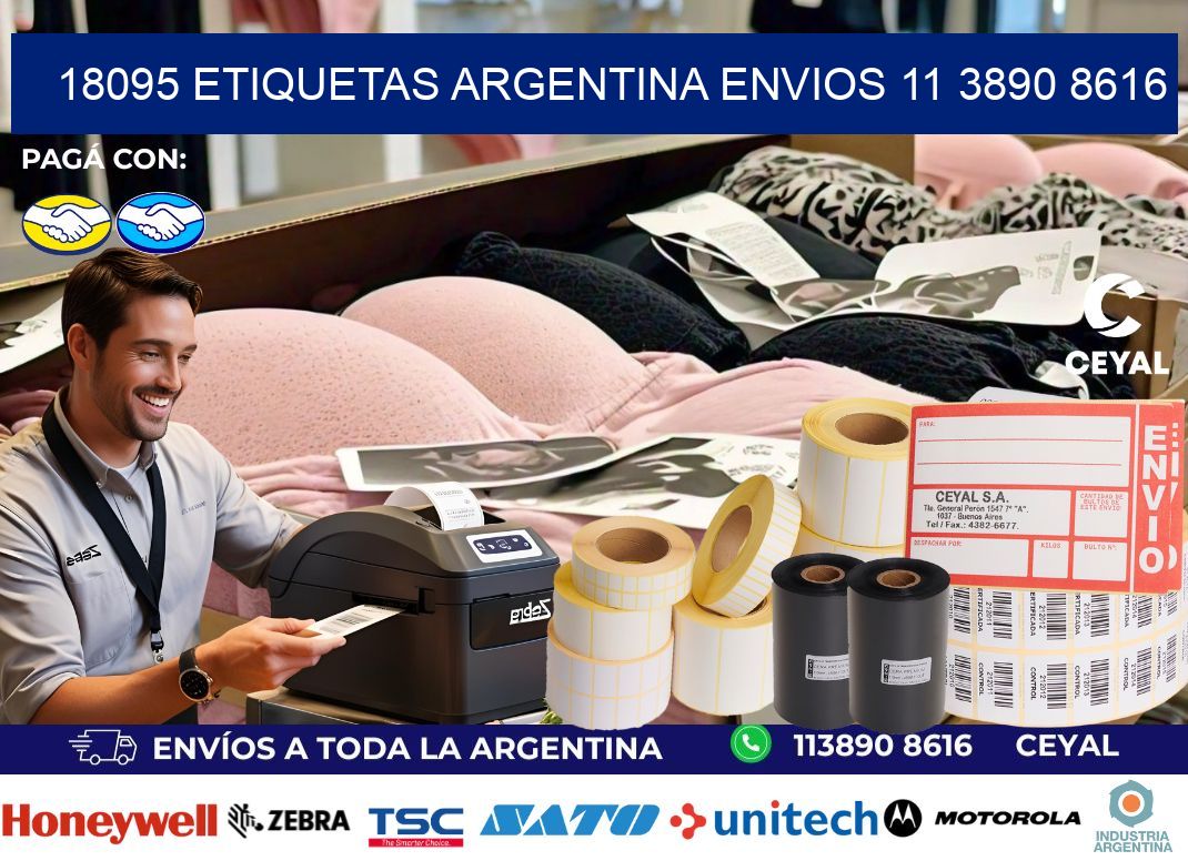 18095 ETIQUETAS ARGENTINA ENVIOS 11 3890 8616