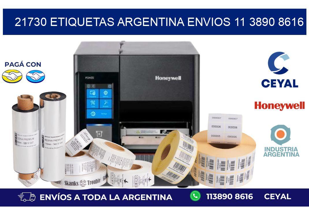 21730 ETIQUETAS ARGENTINA ENVIOS 11 3890 8616