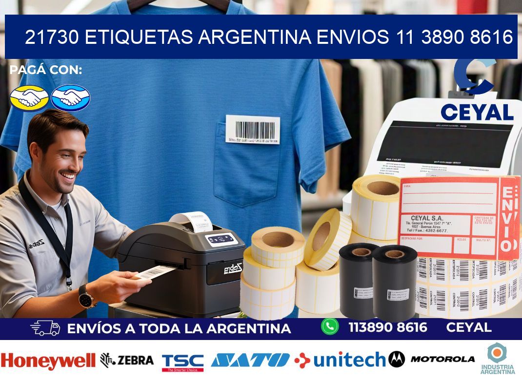21730 ETIQUETAS ARGENTINA ENVIOS 11 3890 8616
