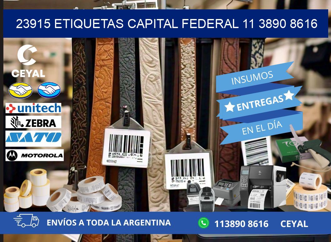 23915 ETIQUETAS CAPITAL FEDERAL 11 3890 8616