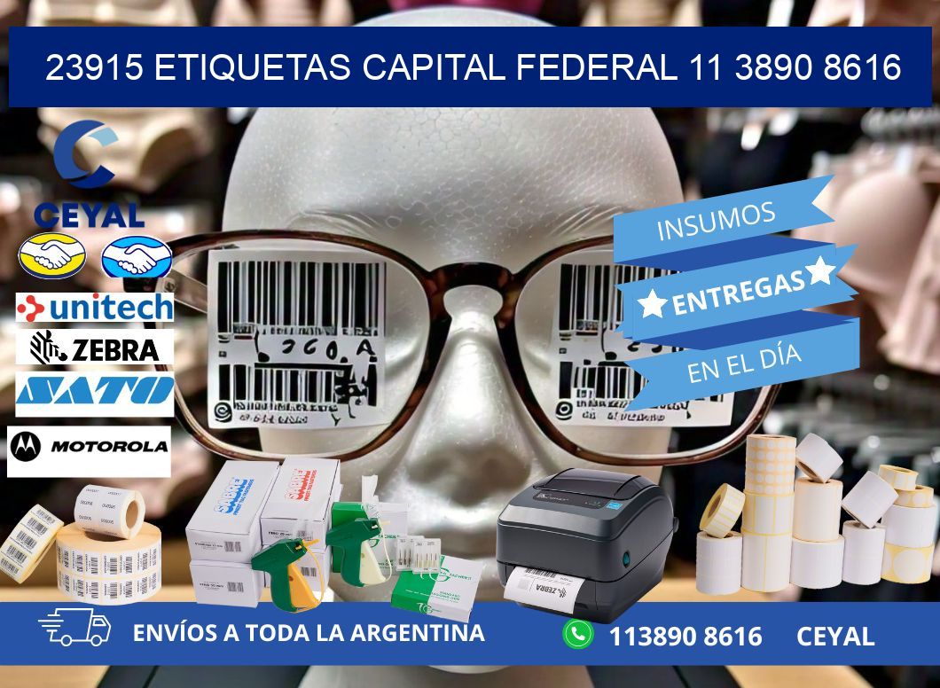 23915 ETIQUETAS CAPITAL FEDERAL 11 3890 8616