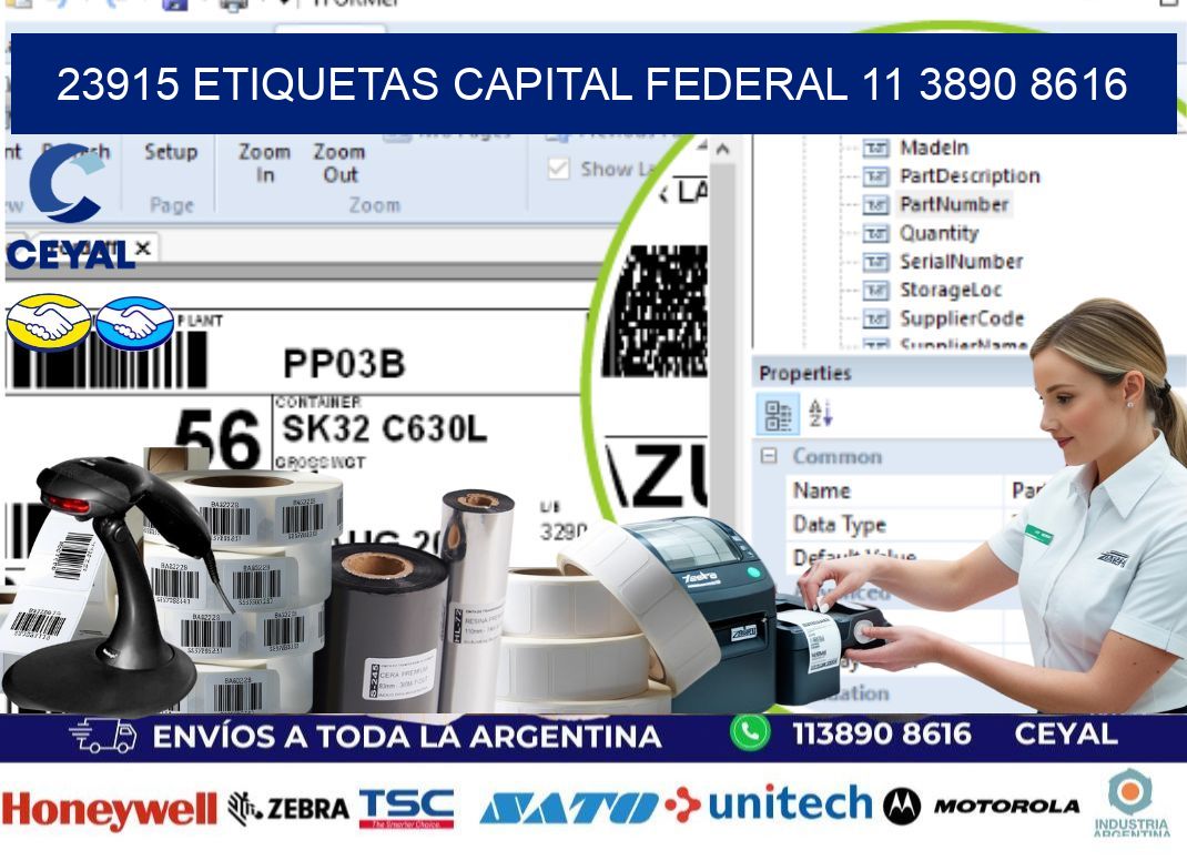 23915 ETIQUETAS CAPITAL FEDERAL 11 3890 8616
