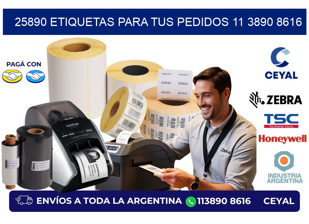 25890 ETIQUETAS PARA TUS PEDIDOS 11 3890 8616