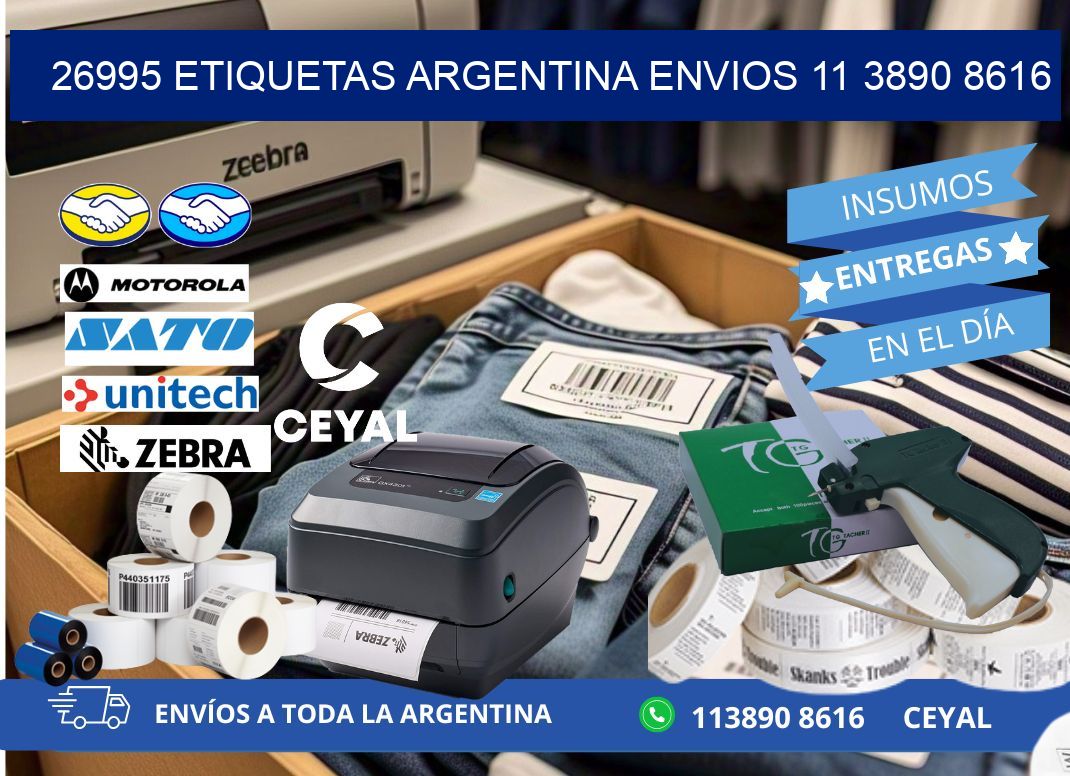 26995 ETIQUETAS ARGENTINA ENVIOS 11 3890 8616