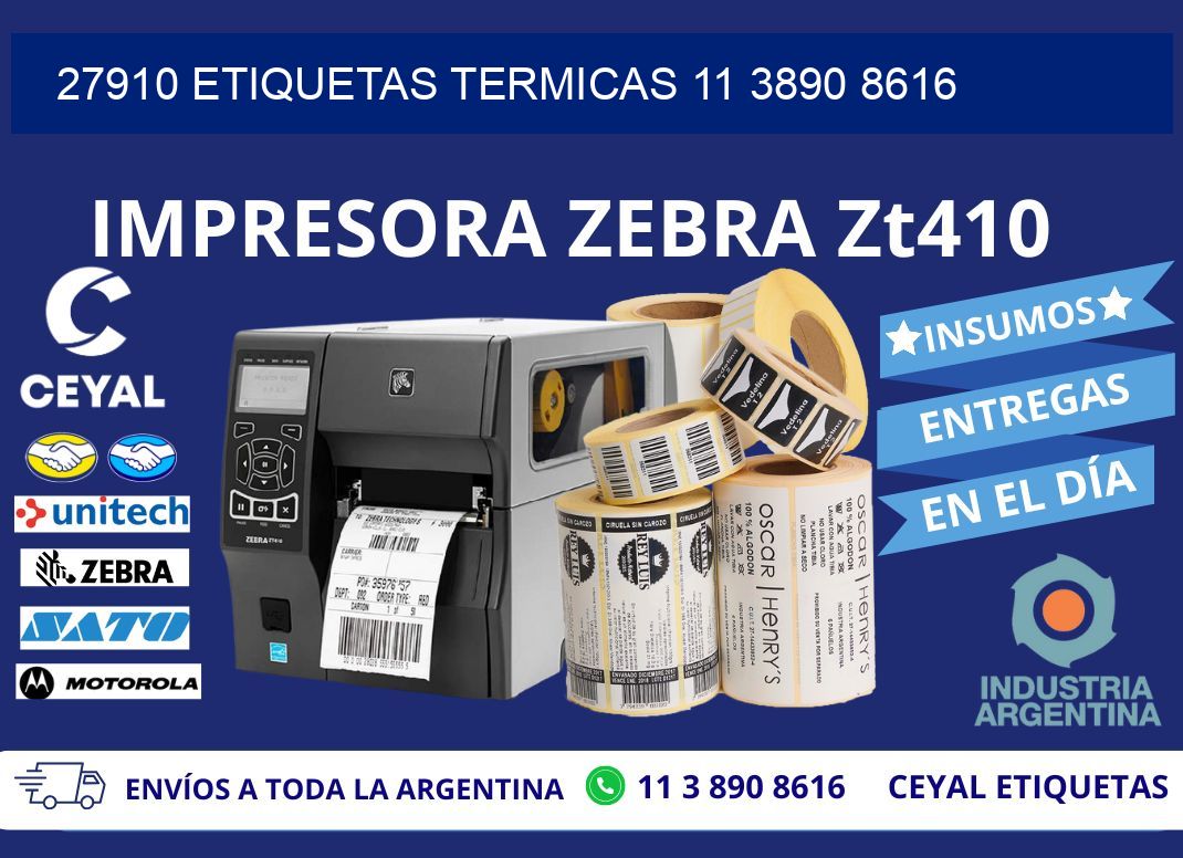 27910 ETIQUETAS TERMICAS 11 3890 8616