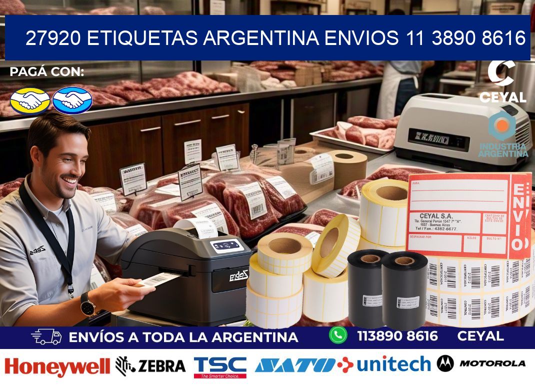 27920 ETIQUETAS ARGENTINA ENVIOS 11 3890 8616