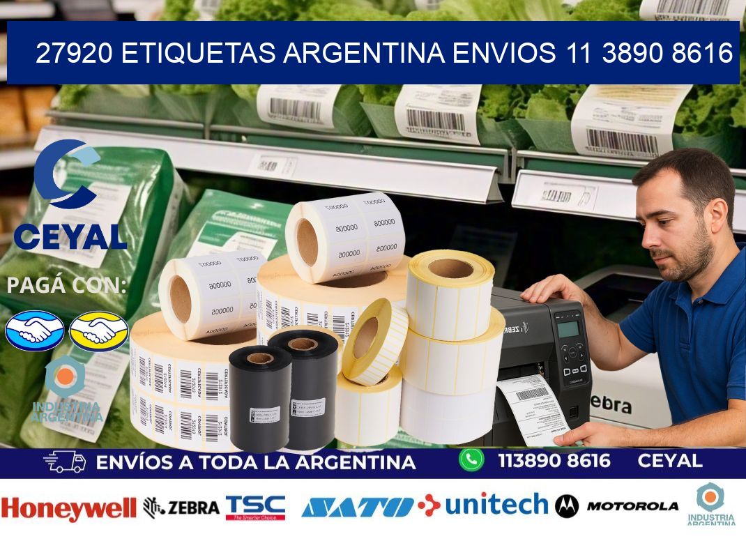 27920 ETIQUETAS ARGENTINA ENVIOS 11 3890 8616