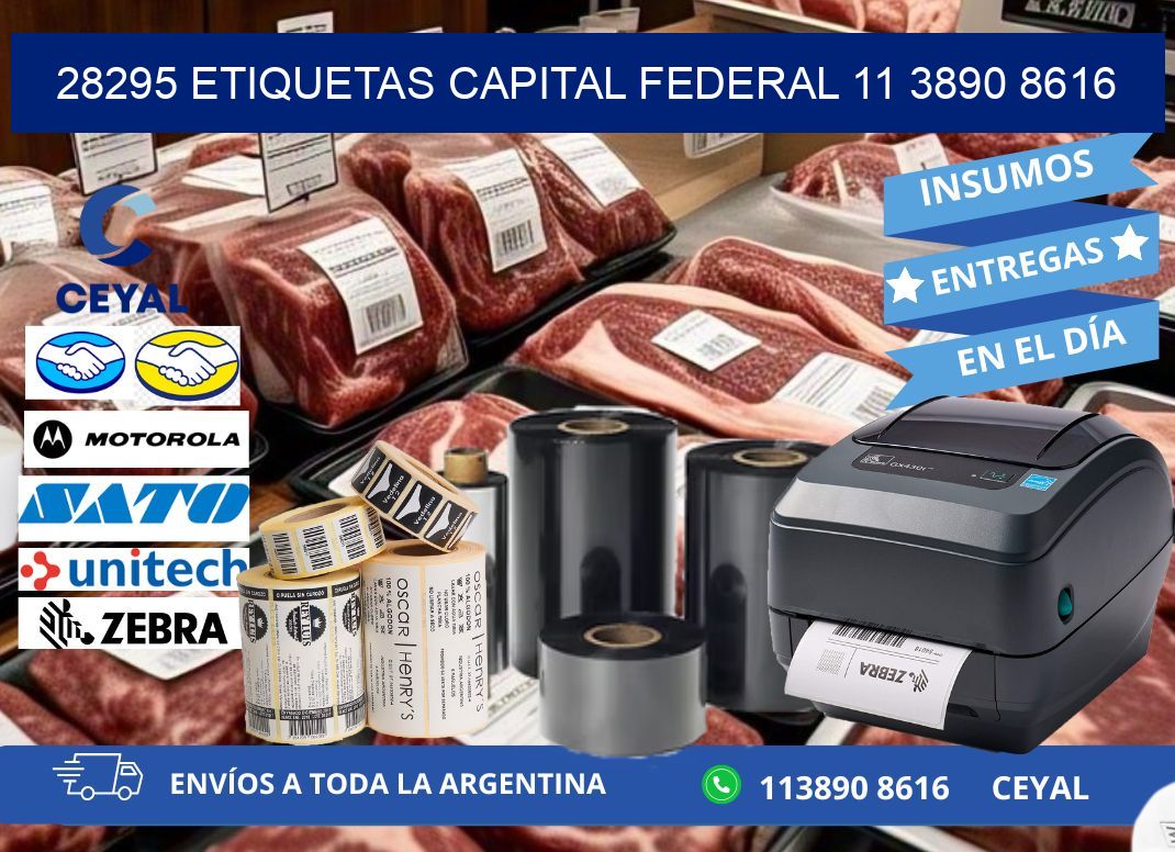 28295 ETIQUETAS CAPITAL FEDERAL 11 3890 8616
