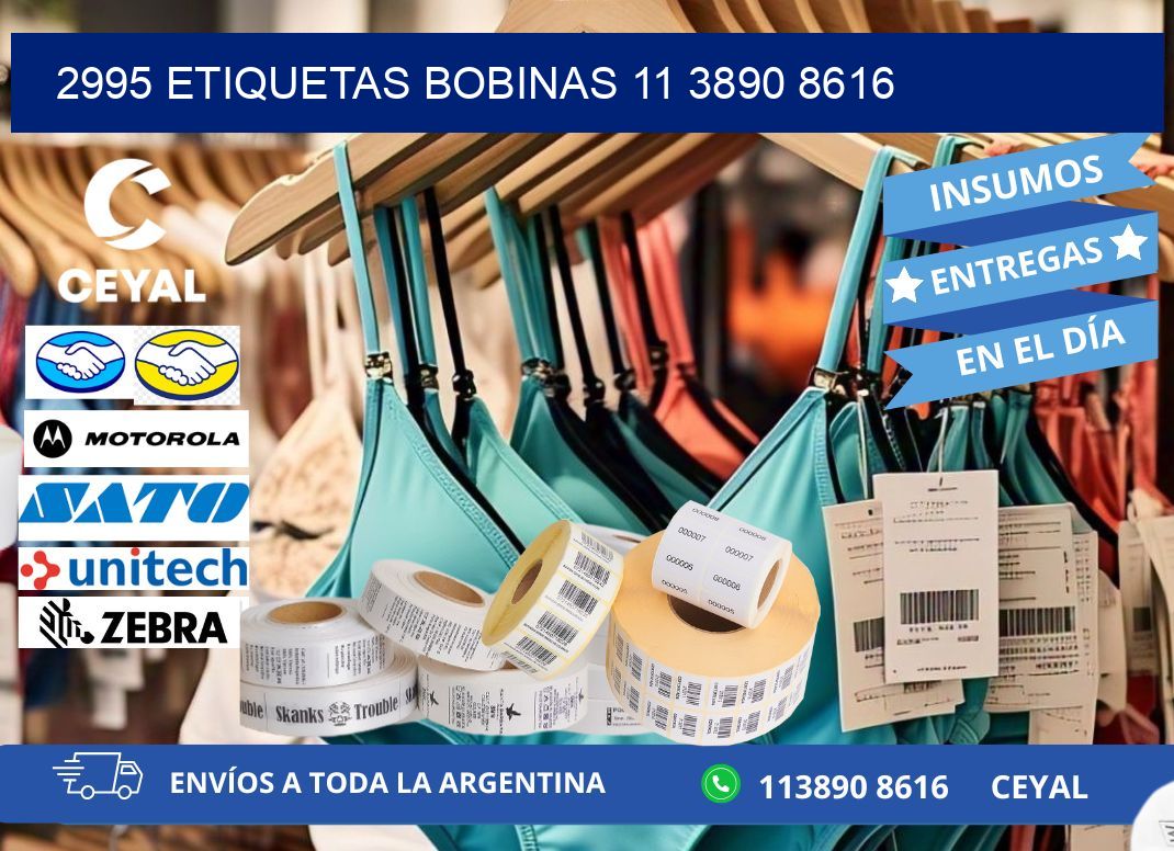 2995 ETIQUETAS BOBINAS 11 3890 8616